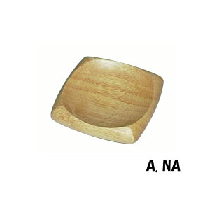 ラバーウッド 角トレー 小(全2種) | プレゼント コースター 記念品 誕生日プレゼント おしゃれ シンプル ナチュラル セラミック藍