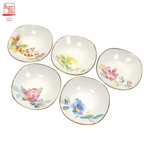 美濃焼 花ことば多用鉢 日本製 鉢 平鉢 器 うつわ 皿 中鉢 取り鉢 和食器 和風 食器 オシャレ モダン レトロ 古風 カラフル ギフト 贈り物 新築 結婚 新築祝い 結婚祝い 出産祝い 御祝 新生活