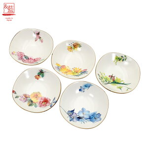 美濃焼 虹彩花多用鉢 日本製 鉢 平鉢 器 うつわ 皿 中鉢 取り鉢 和食器 和風 食器 オシャレ モダン レトロ 古風 カラフル ギフト 贈り物 新築 結婚 新築祝い 結婚祝い 出産祝い 御祝 新生活 プ