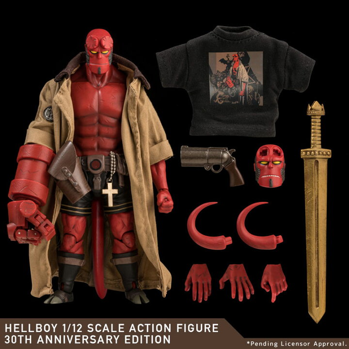 楽天市場】ヘルボーイ 1/12 SCALE ACTION FIGURE 30TH ANNIVERSARY 