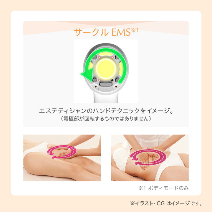 業務用エステ用品⑥ 【ホワイト】TBC防水セルボディシェイプ美顔器EMS 