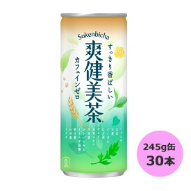 爽健美茶 245g缶×30本 コカ・コーラ商品以外と 同梱不可 【D】【サイズD】 3980円以上送料無料　対象外商品