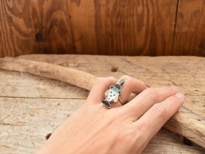 楽天市場】Vintage Indian Jewelry ズニ族 マルチインレイ 