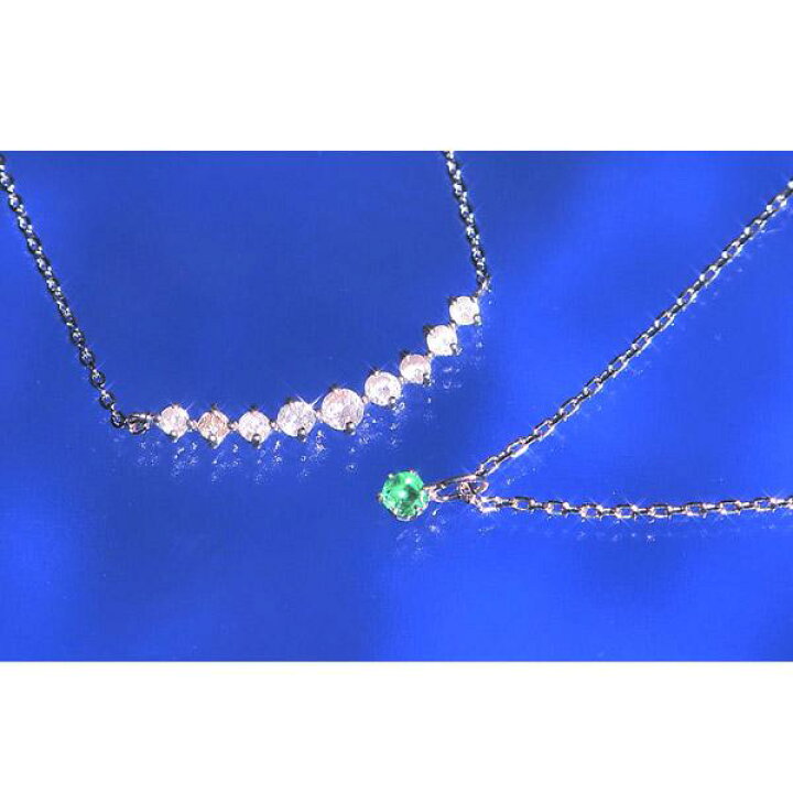 楽天市場】18金台 合計 0.3ct ダイヤ グラデーション ラインネックレス 