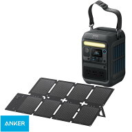 Anker ポータブル電源 ＆ ソーラーパネルセット ／ A1725511 A2438NA1 【TBSショッピング】