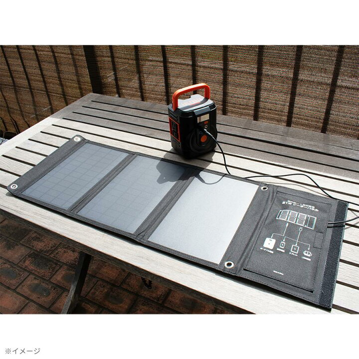 楽天市場】これだけで安心！簡単ポータブル電源・ソーラーパネルセット 