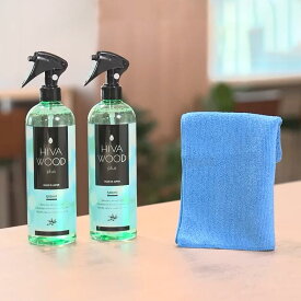 ヒバウッドプラス ボトル500ml×2本+マイクロファイバークロス×1枚 ／ ヒバウッドプラス マイクロファイバークロス 防虫剤 防虫スプレー 防虫 虫除け 虫除けスプレー 【TBSショッピング】