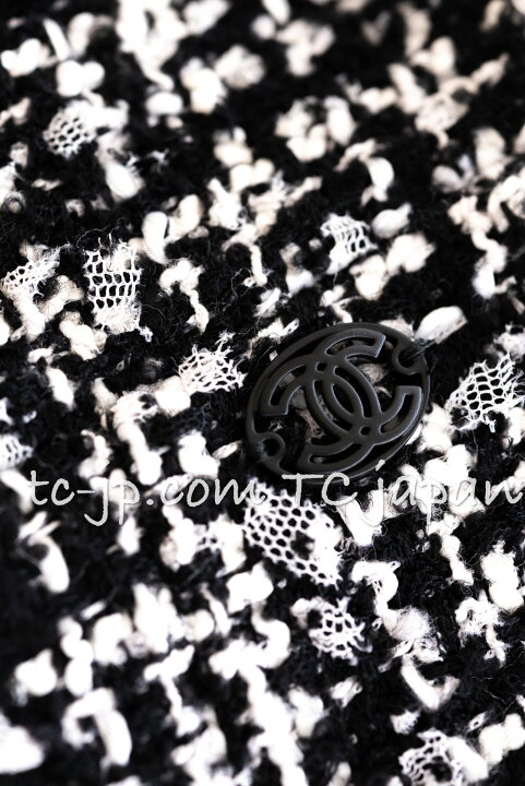 楽天市場】[中古] シャネル スカート CHANEL ブラック ホワイト ウール  
