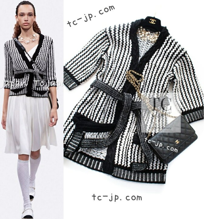 楽天市場】[中古] シャネル カーディガン CHANEL ブラック オフ  