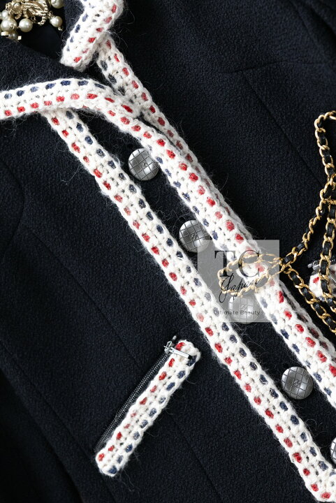 楽天市場】[中古] シャネル ジャケット コート CHANEL 91万 ブラック  