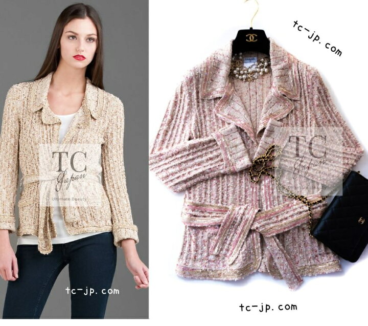 楽天市場】[中古] シャネル カーディガン CHANEL ベージュ 