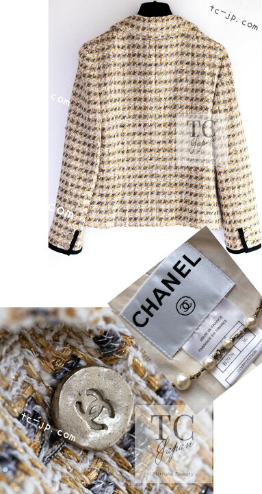 楽天市場】[中古] シャネル ジャケット スーツ CHANEL アイボリー  