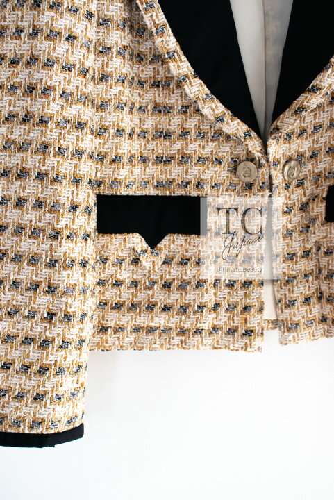 楽天市場】[中古] シャネル ジャケット スーツ CHANEL アイボリー  