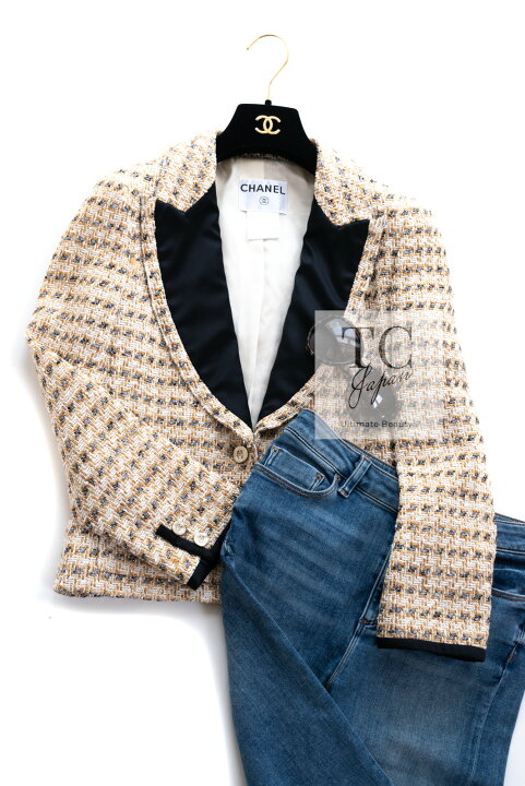 楽天市場】[中古] シャネル ジャケット スーツ CHANEL アイボリー  