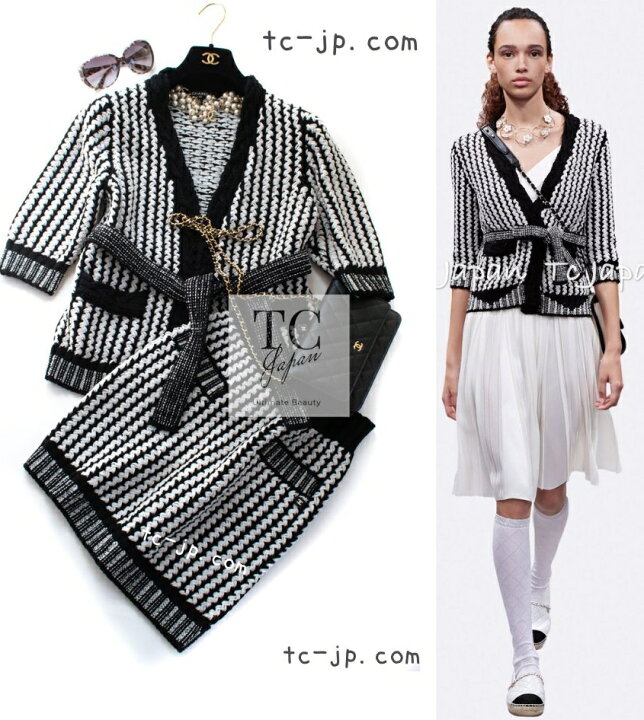 楽天市場】[中古] シャネル カーディガン セットアップ CHANEL  