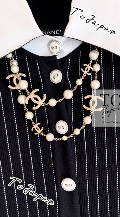 楽天市場】[中古] シャネル ワンピース CHANEL 60万 ブラック ホワイト  