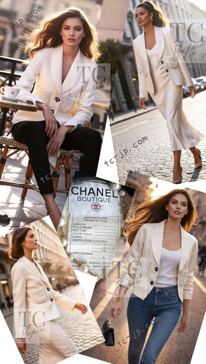 楽天市場】[中古] シャネル スーツ CHANEL 90S ヴィンテージ 