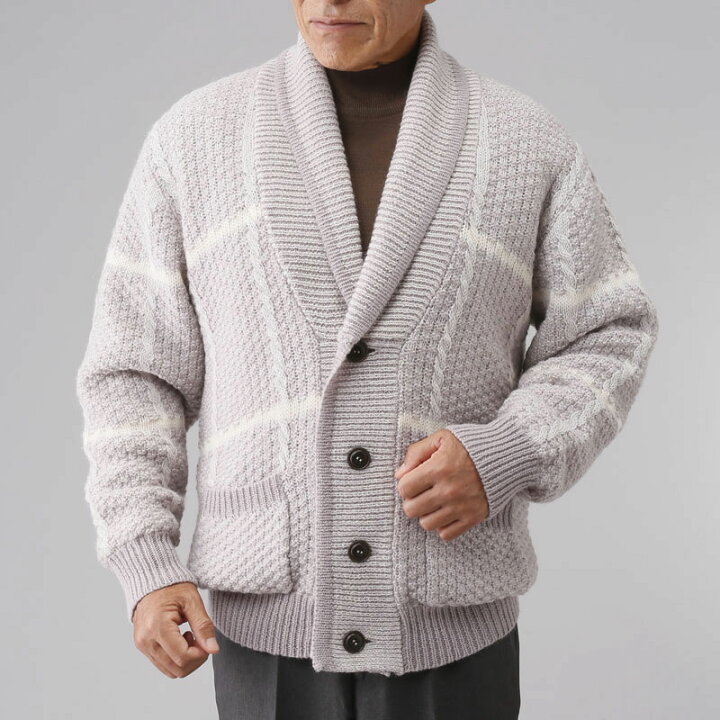 楽天市場 シニアファッション メンズ 80代 70代 60代 90代 秋冬 オーストラリアウール100 裏地付き カーディガン ジャケット おじいちゃん 服 プレゼント 紳士服 男性 祖父 お年寄り 老人 高齢者 実用的 ギフト ｔｃマート シニアファッション