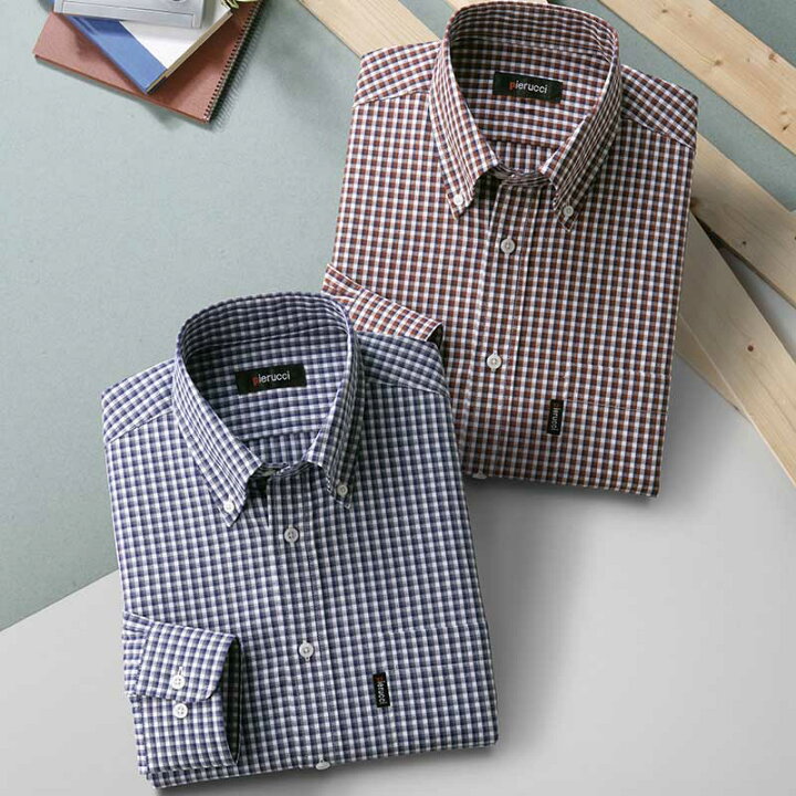 楽天市場 綿100 カジュアル チェック柄 シャツ ２色組 シニアファッション メンズ 60代 70代 80代 高齢者 服 春夏 高齢者 服 おじいちゃん 誕生日 紳士 祖父 男性 老人 ギフト 孫 敬老の日 プレゼント ギフト ｔｃマート シニアファッション