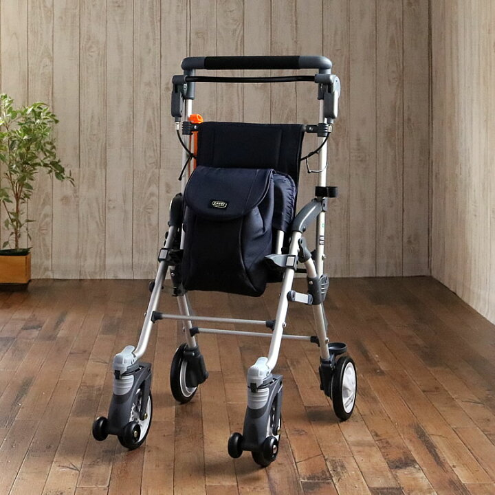 楽天市場 シルバーカー おしゃれなカート キャリースルーンn コンビウェルネス 介護用品 買い物カート 段差解消 ショッピングカート アルミ製 シルバー カー ショッピング カート 手押し車 ｔｃマート シニアファッション