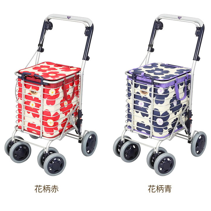 楽天市場 アルミワイヤーカート ブレーキ付 Sgマーク取得商品 手押し車 老人 買い物カート シニアカー シルバーカート 介護用品 ショッピングカート おしゃれ 4輪 高齢者用 老人用 ｔｃマート シニアファッション