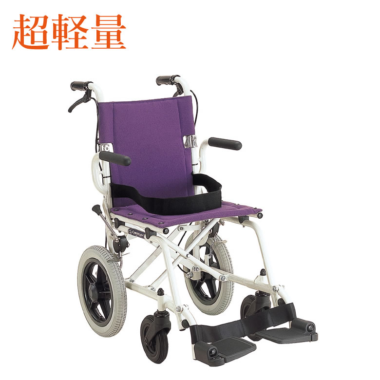 楽天市場】車椅子 軽量 折り畳み 携帯アルミ介助車椅子旅ぐるまKA6【SG ...