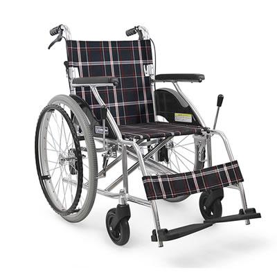 ご要望の多いノーパンクタイヤを標準装備した 折り畳み車椅子 敬老の日ギフト 誕生日プレゼント 絶妙なデザイン ＫＪ0302 送料無料限定セール中 カワムラサイクル アルミ折り畳み自走式ノーパンク車椅子