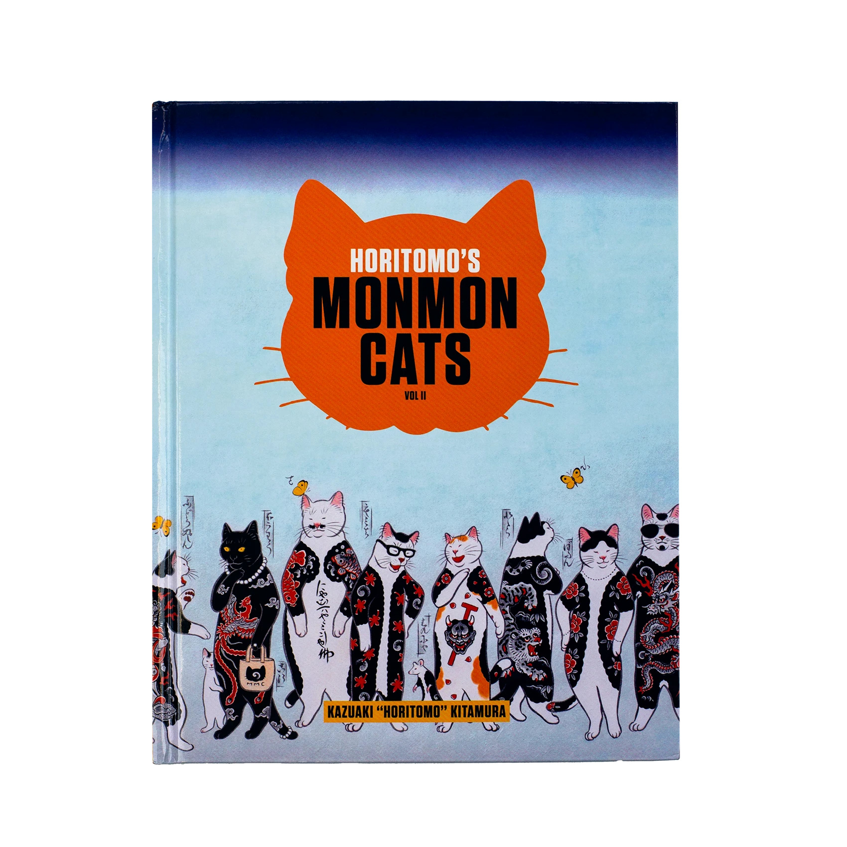 MonmonCatsブック ハードカバー 彫とも アートワークブック Monmon Cats Book Vol 大注目 II MonmonCats モンモンキャッツ Limited Box Signed 評判 - Set Edition Hardcover