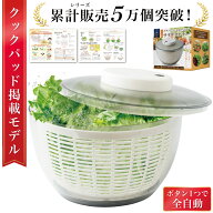 【発売記念P10倍】＼楽天ランキング1位／【雑誌掲載モデル】 サラダスピナー 野菜水切り器 電動 野菜水切…