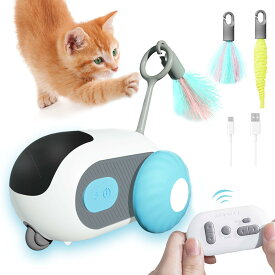 「おもちゃ自動 猫じゃらし ウィキッドマウス 簡単操作 猫の玩具 猫一人遊び お留守番に 充分スピード 2モード搭載 運動不足解消 ストレス解消 好奇心満足 USB充電式 ねこちゃんへのプレゼント ペットの用品
