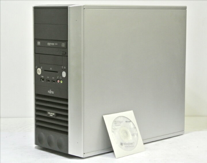 楽天市場】富士通 CELSIUS N465 Core2Quad-3.0GHz/4GB/320GB*2/MULTI 