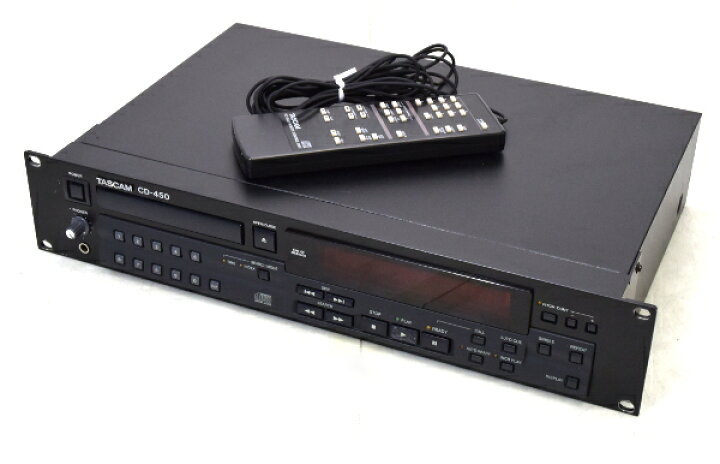 楽天市場】TASCAM CD-450 業務用ラックマウントCDプレーヤー 【中古  