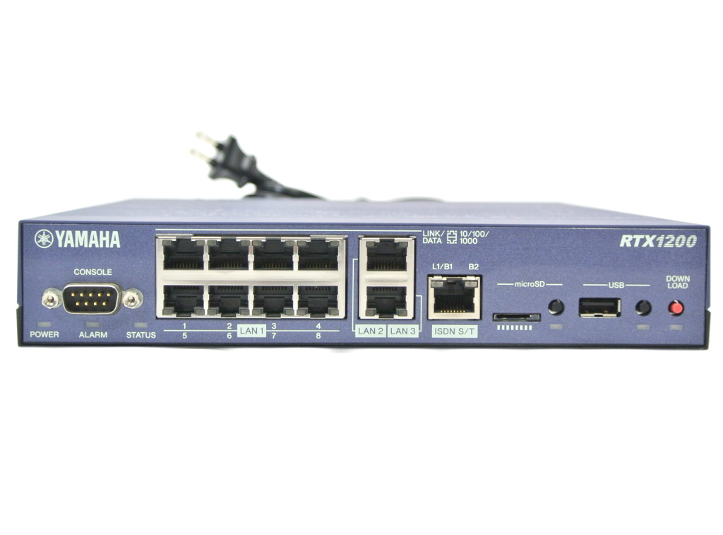 楽天市場】YAMAHA 2台セット RTX1200 3系統10ポート1000BASE-T搭載VPN 