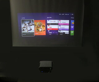 BenQGS1ポータブルLEDデジタルプロジェクタ無線LANBluetoothAndroidOS搭載バッテリ付属HDMI/USB3.0/MicroSD【中古】【20180627】