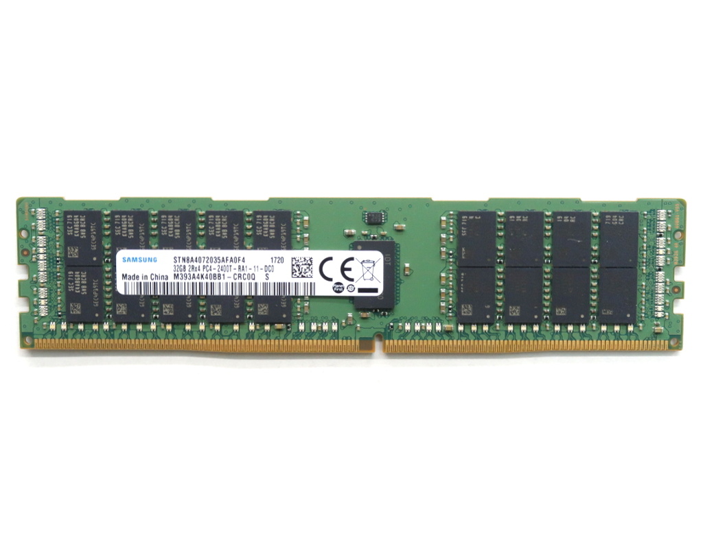 Samsung 32GB PC4-2400T-R NEW ARRIVAL DDR4 Registered 中古 20201201 ハイエンドワークステーション 現品 ECC サーバー