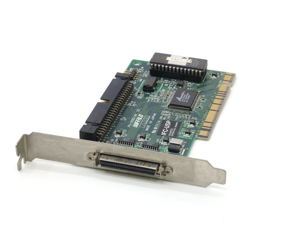 Buffalo IFC-USP 納得できる割引 Ultra SCSIカード 20220208 安い PCIスロット対応カード本体のみ 中古