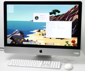 Apple iMac 27インチ Retina 5K Mid 2017 Core i7-7700K 4.2GHz 16GB 128GB+2TB FusionDrive Radeon Pro 575 5120x2880 macOS Big Sur 【中古】【20220330】