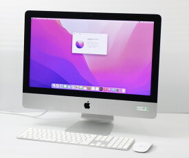 Apple iMac 21.5インチ Retina 4K 2019 Core i7-8700 3.2GHz 32GB 32GB+1TB FusionDrive Radeon Pro 560X 4096x2304ドット macOS Monterey 【中古】【20220609】