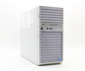 NEC Express5800/T110f-E Xeon E3-1220 v3 3.1GHz 8GB 500GBx2台(SATA 3.5インチ/RAID1構成) DVD-ROM ECCメモリ使用 【中古】【20220210】
