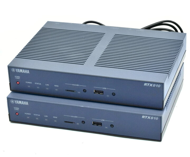 楽天市場】【2台セット】YAMAHA RTX810 ギガアクセスVPNルーター Rev 