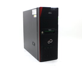 富士通 PRIMERGY TX1330 M3 Xeon E3-1220 v6 3GHz 8GB 300GBx4台(SAS2.5インチ/12Gbps/RAID6構成) DVD-ROM AC*2 PRAID EP400i 小難 【中古】【20230706】