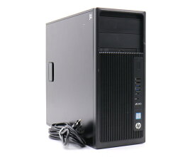 hp Z240 Tower Workstation Xeon E3-1270 v5 3.6GHz 8GB 256GB(新品SSD)+1TB(HDD) FirePro W2100 DVD-ROM Windows10 Pro 64bit 【中古】【20230817】