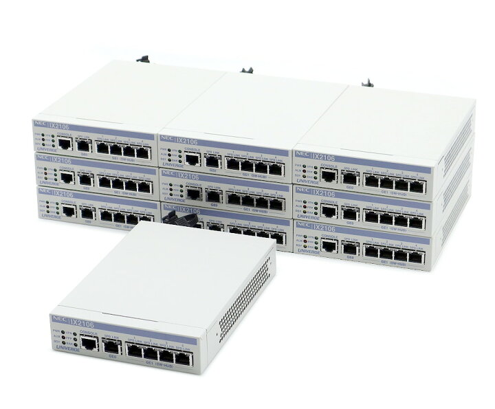 楽天市場】【10台セット】NEC UNIVERGE IX2106 2系統5ポート1000BASE-T 