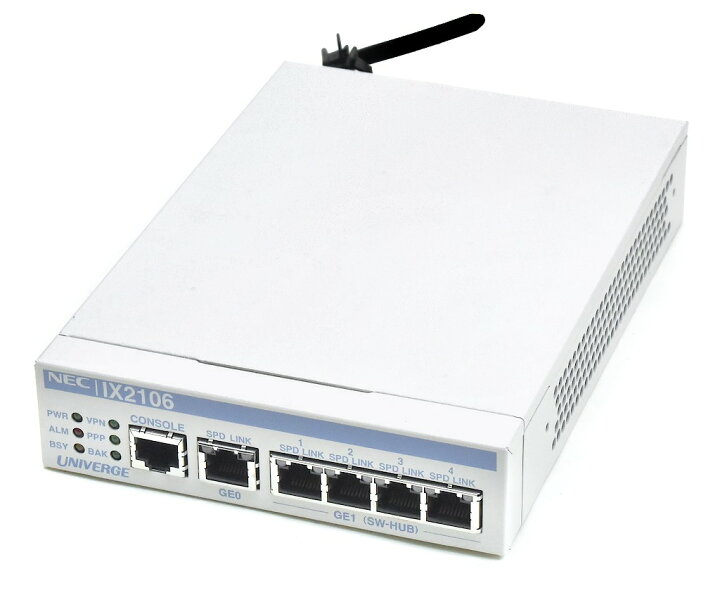 楽天市場】【10台セット】NEC UNIVERGE IX2106 2系統5ポート1000BASE-T 