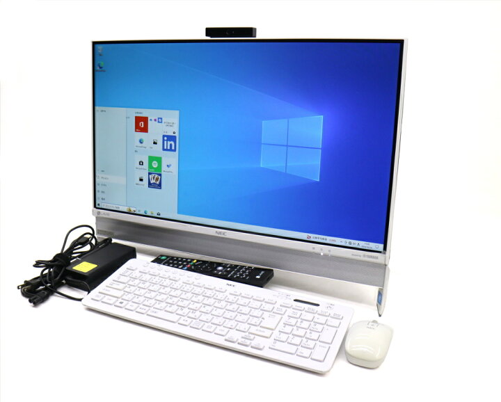楽天市場】NEC LAVIE Desk All-in-one PC-DA370EAW Celeron 3855U 1.60 