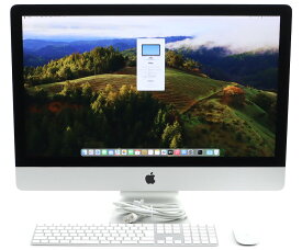 Apple iMac Retina 5K 27インチ 2020 Core i7-10700K 3.8GHz 40GB 1TB(APPLE SSD) Radeon Pro 5500 XT 5120x2880ドット macOS Sonoma 【中古】【20240517】