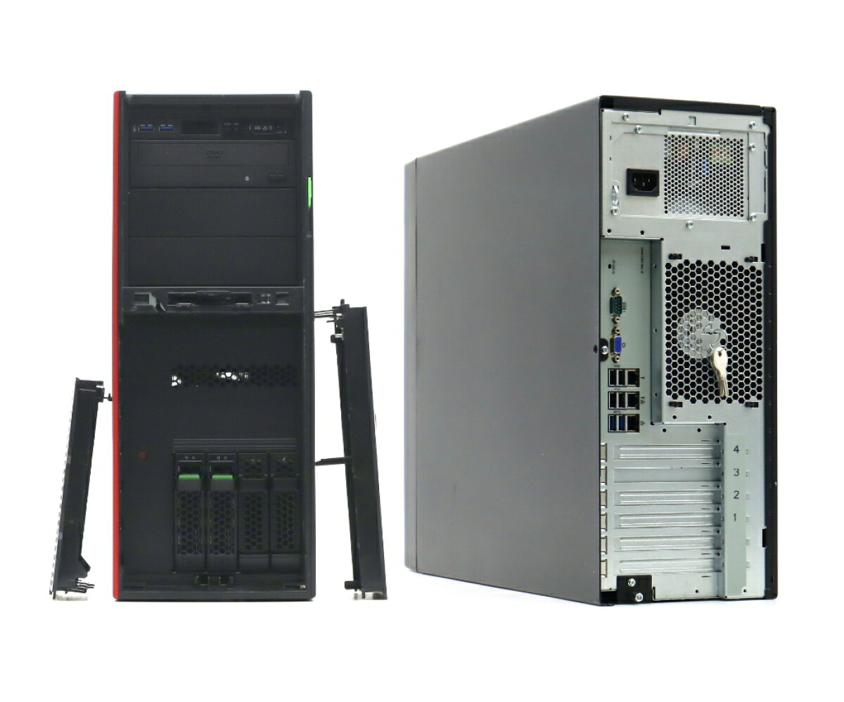 富士通 PRIMERGY TX1330 M4 Xeon E-2124 3.3GHz 16GB 1TBx2台 