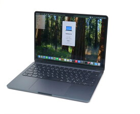 Apple MacBook Air 13インチ M2 2022 ミッドナイト Apple M2 3.49GHz 8GB 256GB(Apple SSD) 13.6インチ(2560x1664) macOS Sequoia 【中古】【20250724】