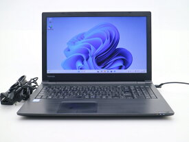 TOSHIBA dynabook B65/DN Core i3-8130U 2.2GHz 8GB 256GB(SSD) 光学不良 15.6インチ FWXGA 1366x768 Windows11 Pro 64bit 難有 【中古】【20260618】