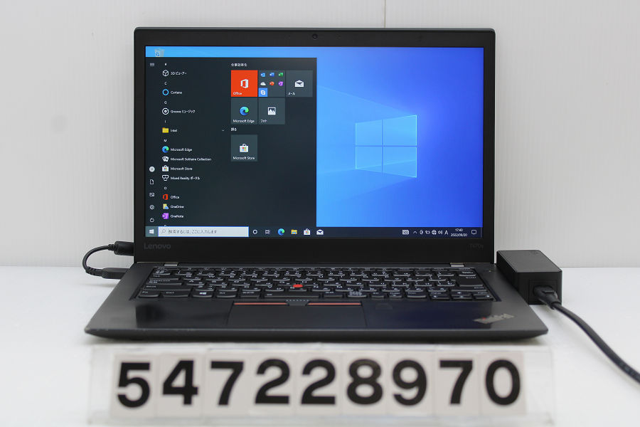 Lenovo ThinkPad T470s Core i7 7600U 2.8GHz 16GB 512GB SSD 14W WQHD  2560x1440 Win10 ☆新作入荷☆新品